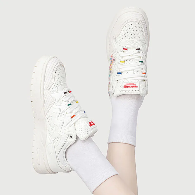 

2023 Hollow Designer Platform Sneakers Women White Running Sports Shoes Woman Flats Vulcanized Rubber Sole Shoes Chunky Sneakers
