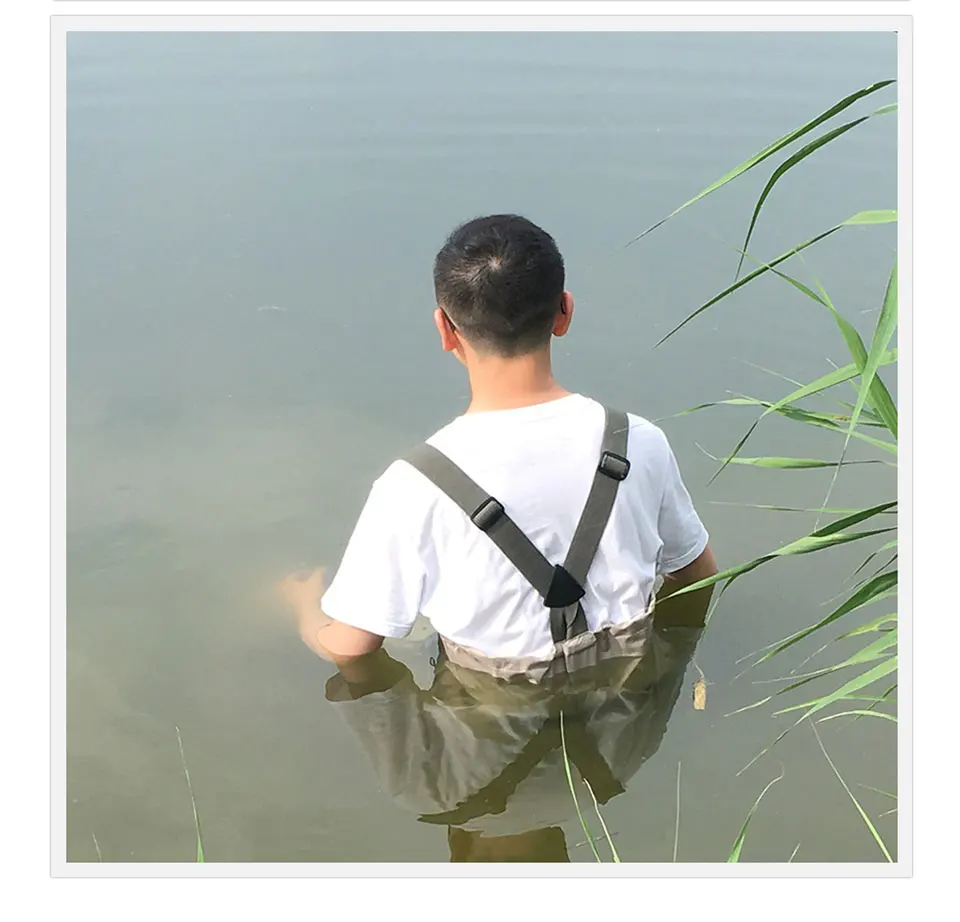 Fishing Waders Durable and Comfortable Breathable Stocking Foot Chest Wader Kits for Men and Women Farm Clothes fly fishing waders