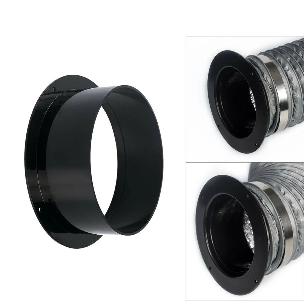 1pc Ventilador 4/5/6inch ABS Straight Pipe Flange Ventilation Ducting Exhaust Pipe Connectors Ventilator Air Extractor