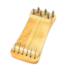 

6 String Solid Wood Guzheng Fingering Exerciser Practice Protable Guzheng Instrument Zither Finger Training Musical Instruments