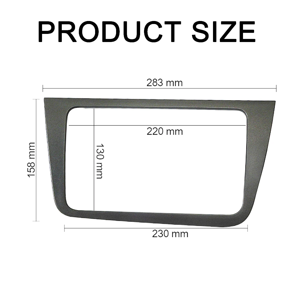 좌석 ALTEA Toledo 왼손잡이 용 자동차 더블 2 Din 라디오 근막 대시 트림 키트 스테레오 패널 220x130mm CD DVD 프레임 베젤