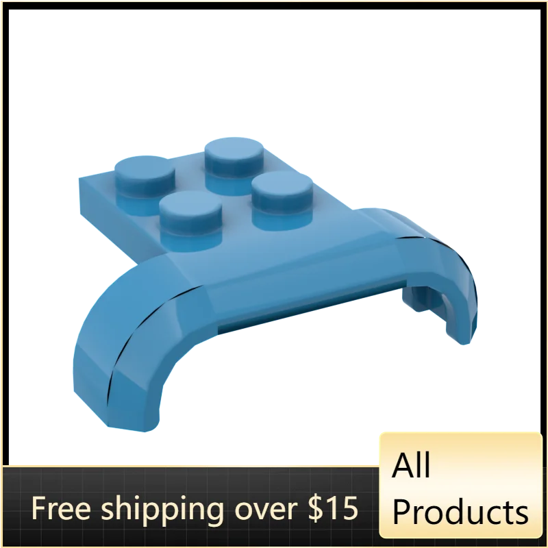 10Pcs High-Tech Assemble Particle 28326 4X3X1 Arch Fender Brick Building Blocks Kit Replaceable Part Toy For Children