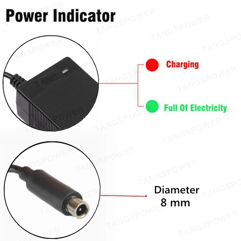 42V 2A Smart Lithium Battery Charger Adapter for 10S 36V Li-ion Battery-charger adapter,battery charger,battery charger adapter