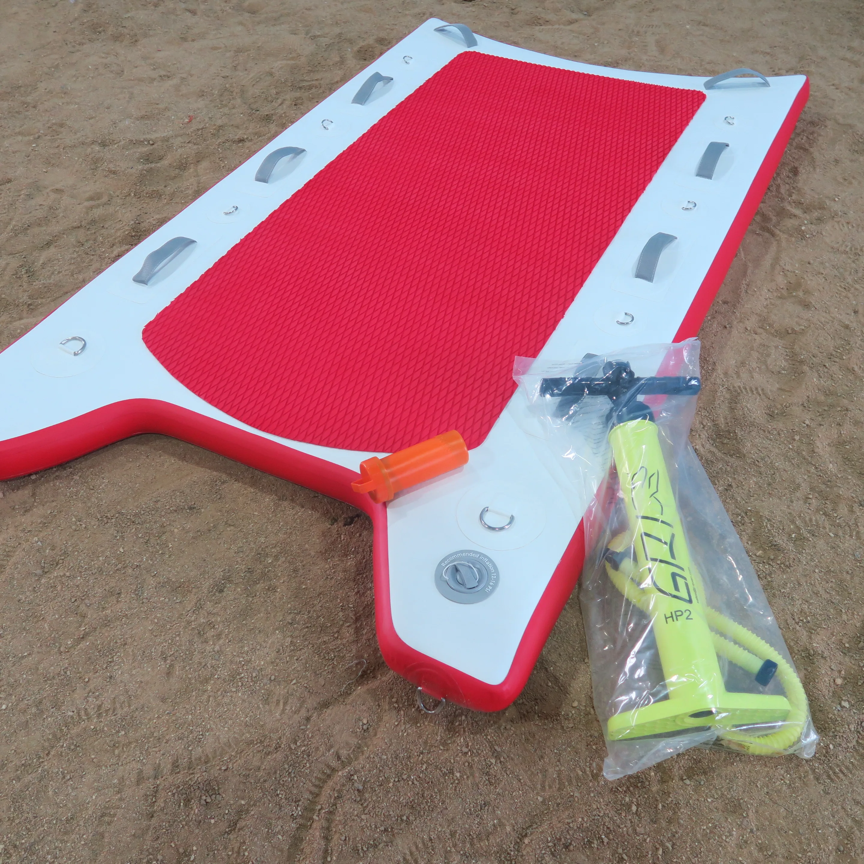Surf Rescue Water Sport Platform Craft Inflatable Rescue Board Drop Stitch Inflatable Jet Ski Sled