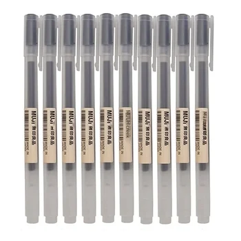 6/8Pcs/Set MUJIs Gel Pen Black/Red/Blue 0.38/0.5mm Ink Japan Color Pen Office School Ballpoint Pen Japanese Kawaii Stationery 1