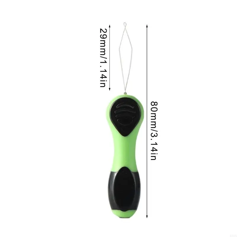 Fishing Hook Threader Fly Fishing Knot Tying Tool Bobbin Threader Wire Pulling Hook Needle Lures Making Tool