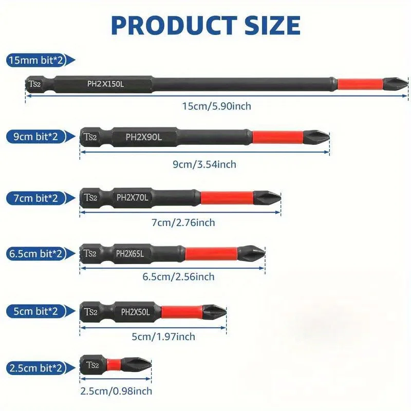 Magnetic Screwdriver 25/50/65/70/90/150mmHardness