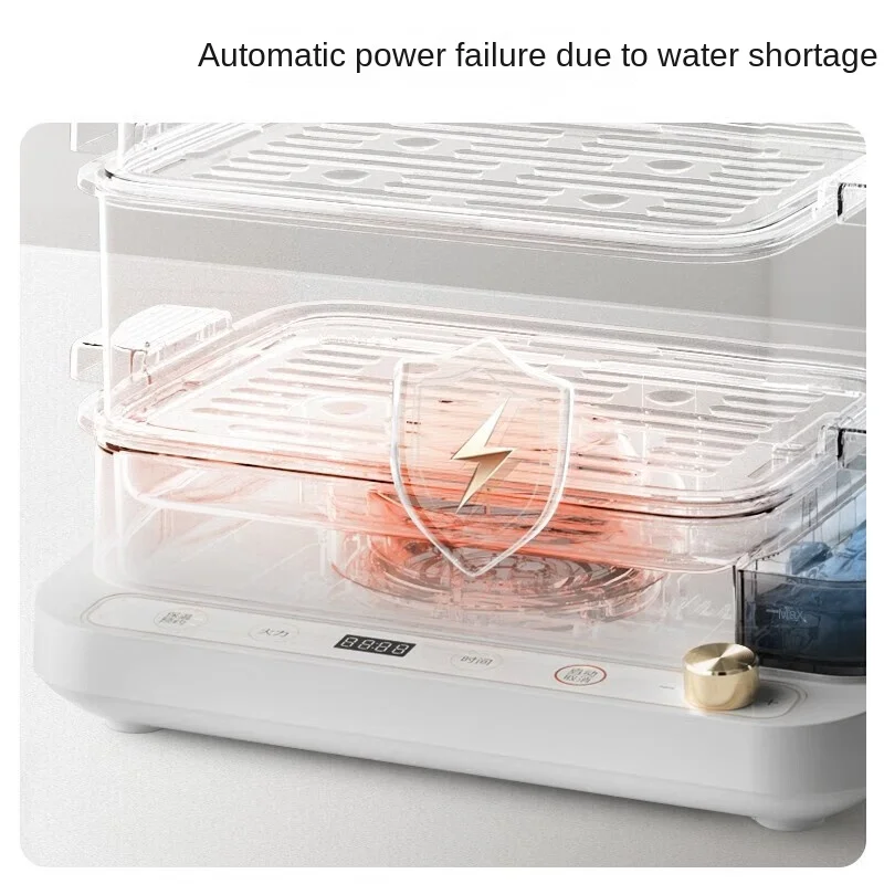 Joyoung Multipurpose Pot Electric Steamer Household Multipurpose Pot Electric Cooker Steamer 18L Triple Layer