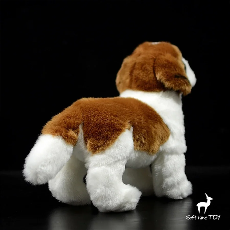 Saint Bernard Dog High Fidelity Anime Cute Plushie Sheep Dog Plush Toys Lifelike Animals Simulation Stuffed Doll Kawai Toy Gifts 4