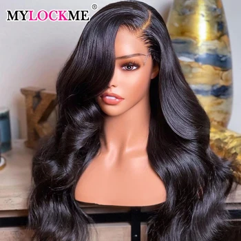 34 32In Body Wave Human Hair Lace Frontal Wigs 13x4 13x6 Transparent Lace Front Wig For Women 6x4 5x5 Glueless Wig Human Hair
