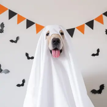 Ghost Dog Halloween Costume 1