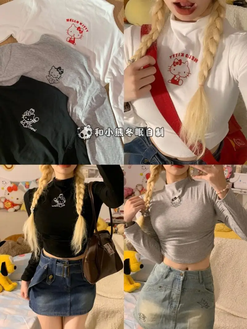 

Женская футболка с длинным рукавом и рисунком из мультфильма