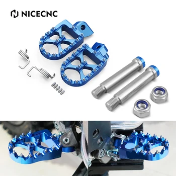 야마하 1998-2023 YZ125 YZ250 용 발 받침대 페달 및 핀, YZ65 YZ85 YZ250F YZ450F WR250F WR450F YZ125X YZ250X YZ250FX