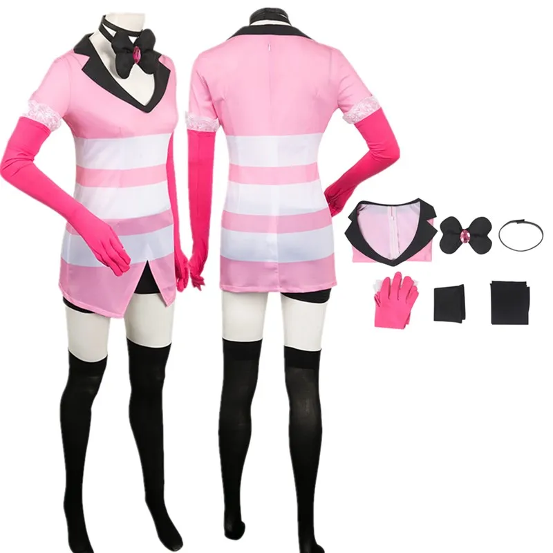 

Angel Cosplay Dust Costume Anime Fantasy Adult Women Shirt Shorts Neckband Gloves Outfits Halloween Carnival Party Roleplay Suit