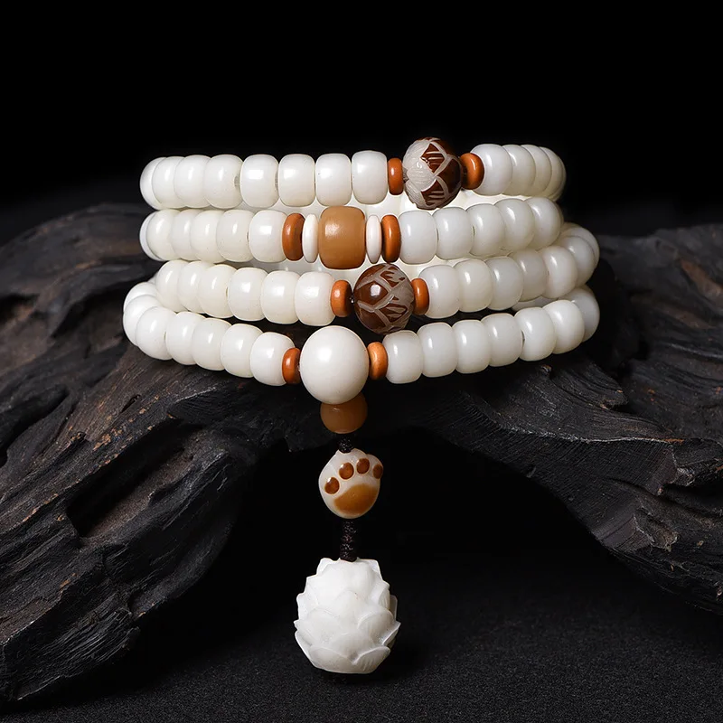 

Bodhi Root 108 Original Seed Beads Natural Men's and Women's Necklaces Playing Bracelet