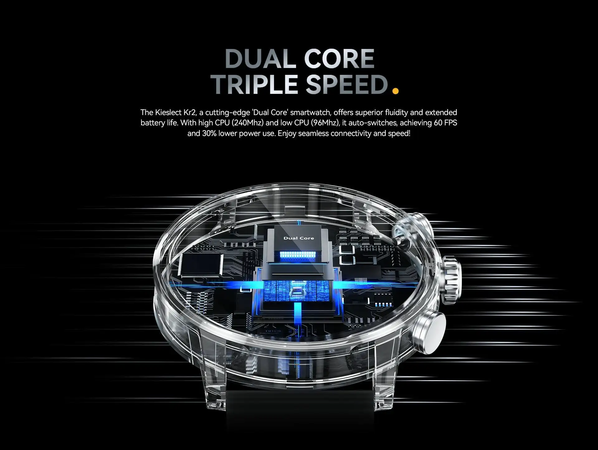 Спортивные режимы и водонепроницаемость Kieslect Kr2