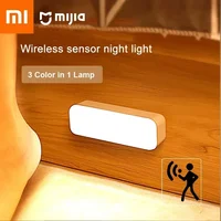 Xiaomi Night Lamp With Motion Sensor Rechargeable LED USB Night Light Wireless Led Bedside Table Lamp Portable Camping Lighting 1