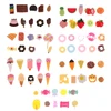 10Pcs Mini Candy Donut Bread Doll Food Scale Dollhouse Miniature Cake Accessories Home Craft Decor Cake Kids Kitchen Toys Gift 6