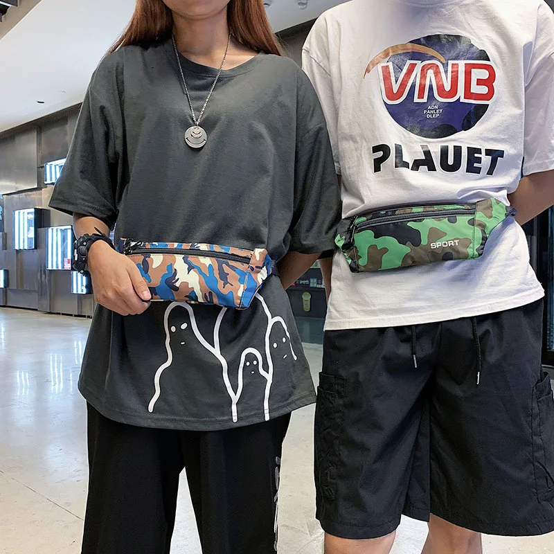 

Нагрудная сумка Weysfor из ткани Оксфорд, Модный Красочный кошелек на пояс для мужчин и женщин, дорожная Сумочка для телефона, карман на бедро