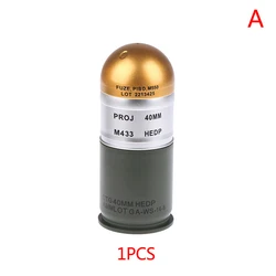 Set of Mini Grenade Replica Storage Cases - Decorative Toy Collection Display Boxes (1 pcs)