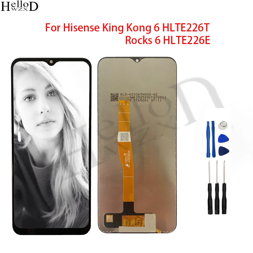 

Жидкокристаллический дисплей для Hisense Rock 6 HLTE226E, кодирующий преобразователь сенсорного экрана в сборе