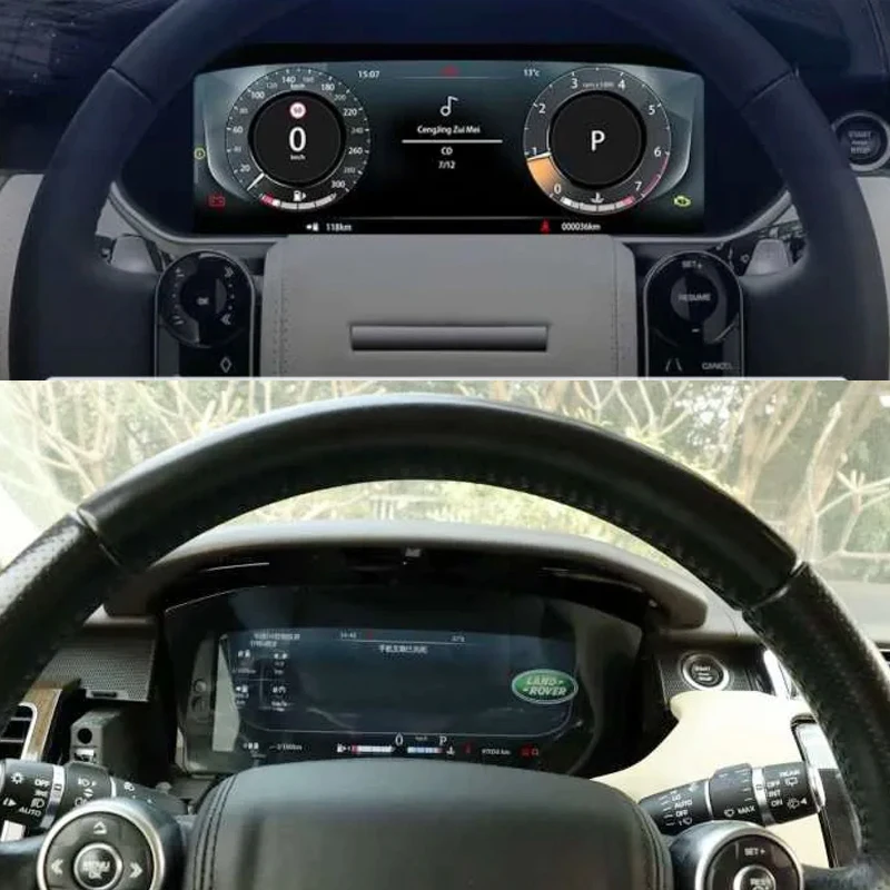 Car Digital Cluster For Land Rover Range Rover Sport L494 Vogue L405 2014-2017 Dashboard Virtual Instrument Panel  LCD Gauges