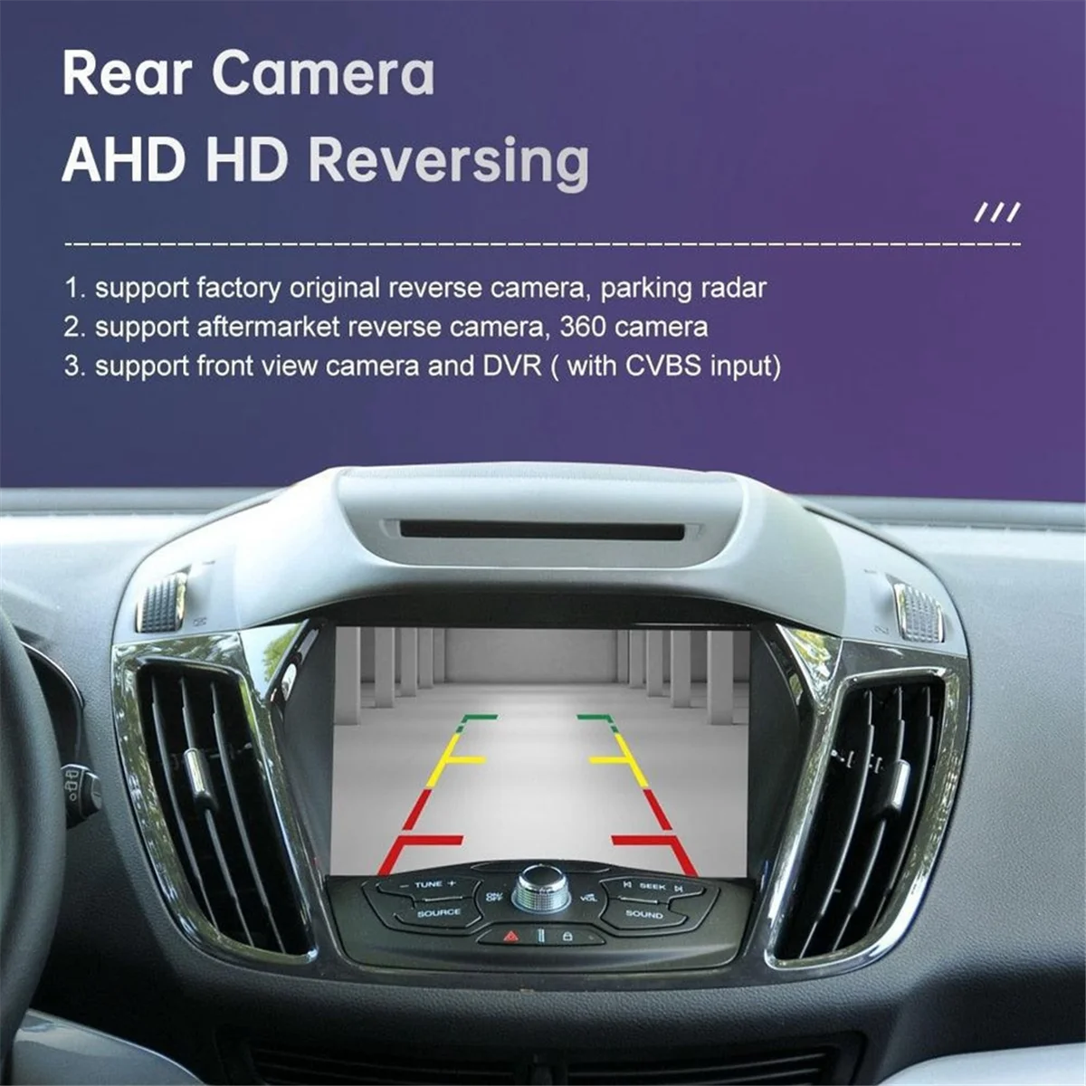 Ford Sync2 시스템 Explorer Focus Fiesta C-Max Edge F-150 Fusion Taurus 용 무선 Carplay 안드로이드 자동 디코더