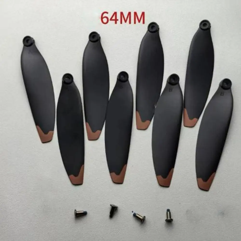 Universal Folding Propeller Blades 64mm/70mm Plastic Remote Control Parts Black Quadcopter Spare Blade