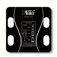 1pc Intelligent Bluetooth electronic weight scale: wireless digital bathroom scale, precise measurement of body fat percentage 2