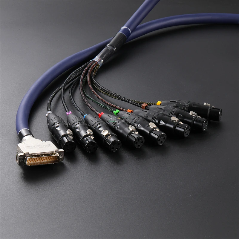 Lynx アナログ マルチケーブル D-Sub DB25 XLRメス*8 5m（Rock