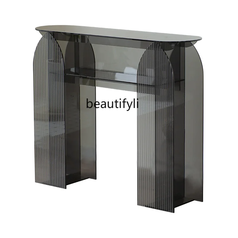 

Light Luxury Entrance Rack Household Console Modern Minimalist Console Tables Living Room Storage Hallway