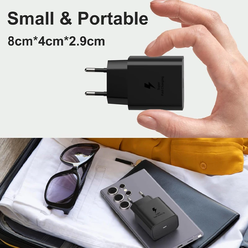 Caricabatterie Caricatore Rapido E Cavo Tipo C Da 1,5M Per Samsung Galaxy A15 A14 A13 - Foto 5