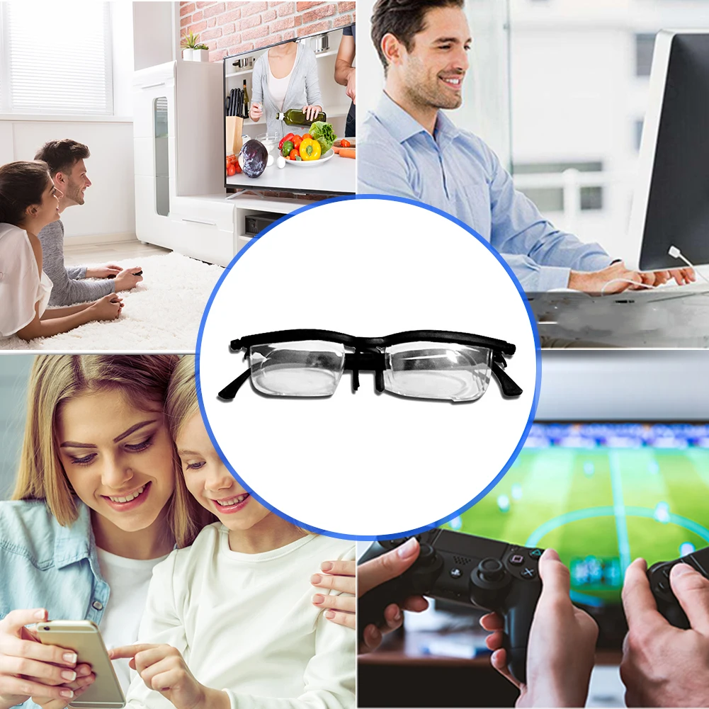Регулируемые очки для чтения с диоптриями от-6D до + 3D | AliExpress