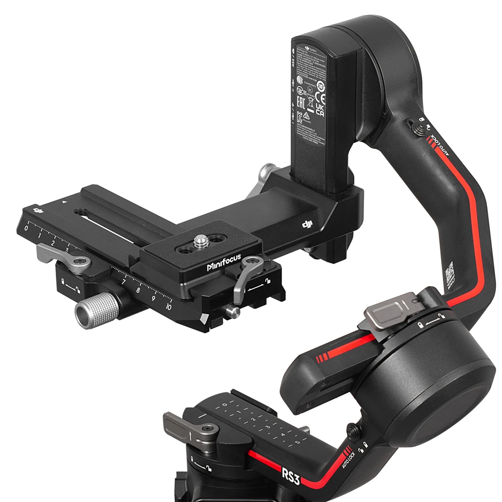 Hersmay Arca Swiss Piastra a sgancio rapido per DJI Ronin RS2 RSC2 RS3 RS3PRO RS3mini Piastra Stabilizzatore cardanico Accessori Compatibile con piastra treppiede Manfrotto