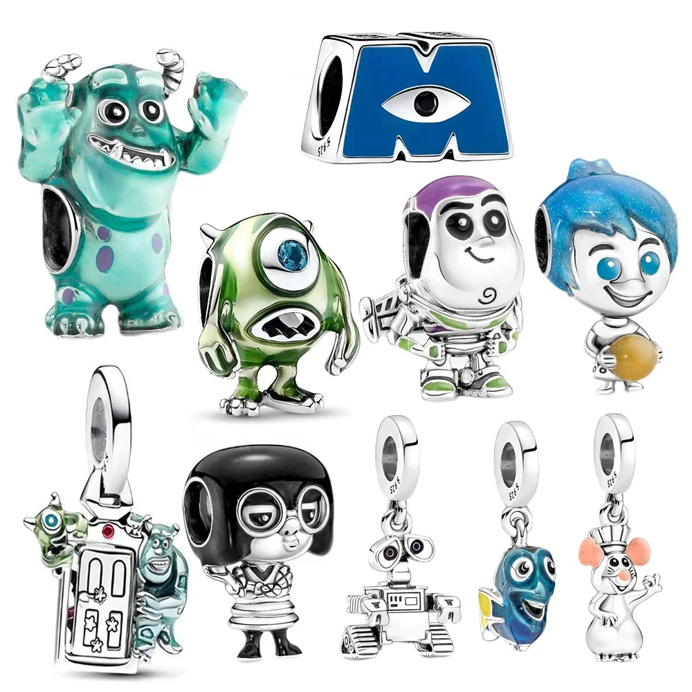 

Disney Pixar Monsters Inc Collection Fit Original Pandora Bracelets Charms Beads Jewelry Berloque