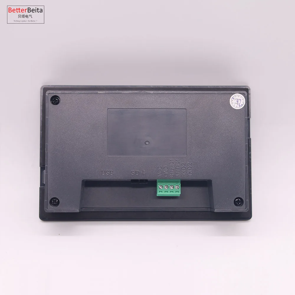 Measuring and Logging Soil Moisture Temperature Humidity EC PH NPK Sensor with HMI touch screen soil detector