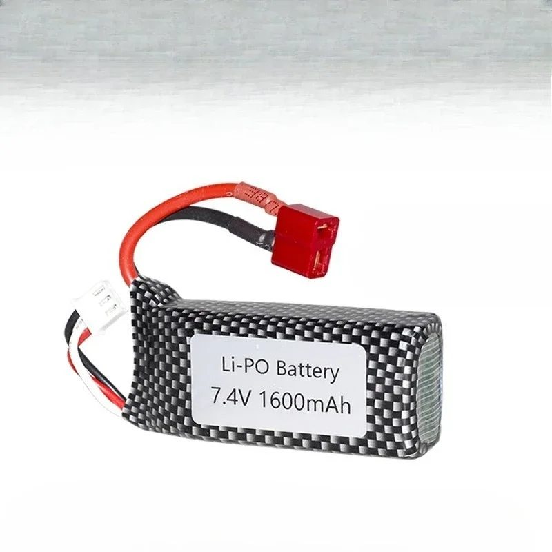 Batterie LiPo 7,4V 1600mAh pour Voiture RC 9125 - Rechargeable