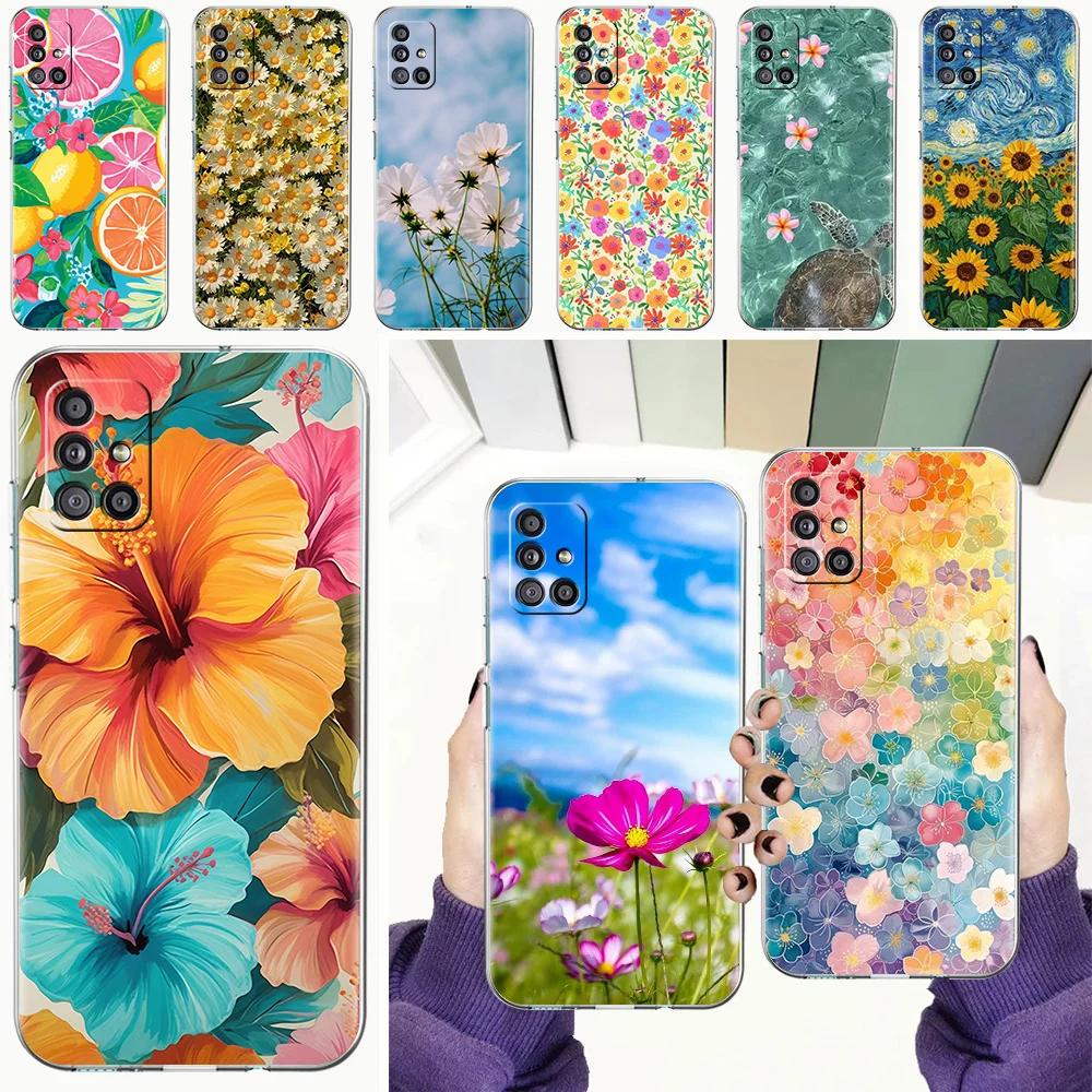 Summer Colorful Flower Phone Case Cover