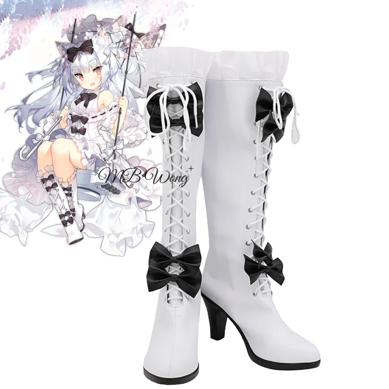 

Games Azur Lane IJN Yukikaze Cosplay Shoes Boots Anime Role Play Halloween Carnival Party Christmas Outfit Prop Custom Made