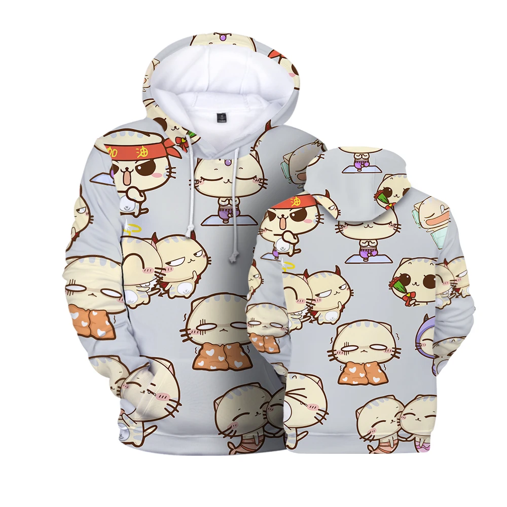 

Cartoon Kawaii CC Cat Print Hoodies 2022 Autumn Winter Sweatshirt Men Women Pullover Streetwear Casual Harajuku Oversized Unisex