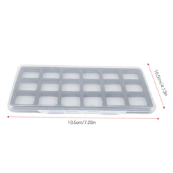Magnetic Transparent Fly Storage Box with Foam Insert (18 grids)