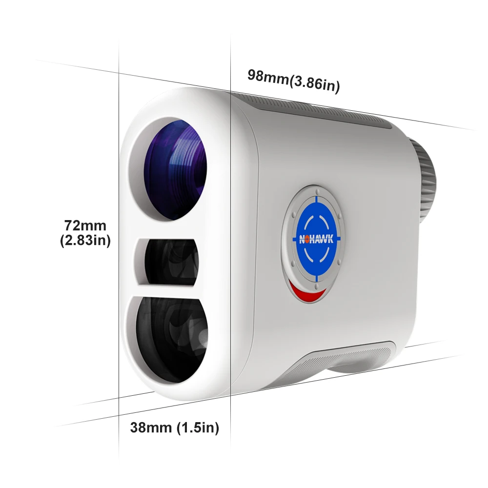 Golf Laser Rangefinder with Slope Switch Flag Locking Vibration and Magnet 6X Ma