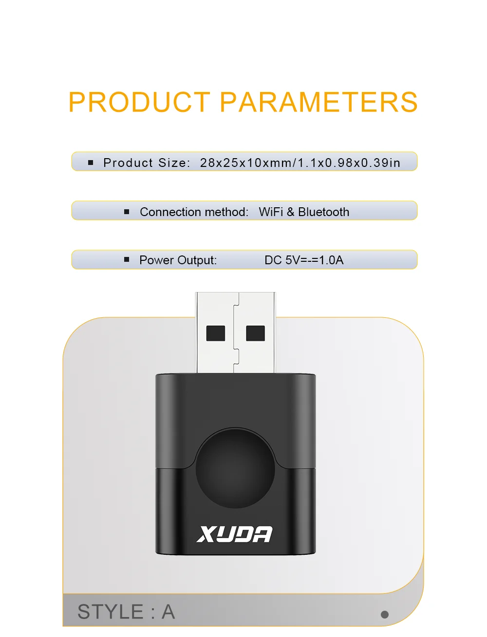 XUDA 2in1 Smart Mini Adapter Drahtlose CarPlay Box Android Auto Dongle Für OEM Auto Plug und Play WiFi Bluetooth Auto verbindung – Detail 10