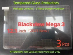 Premium Soft Silicone Full - Body Shockproof Protective Tablet Case with Kickstand - 12.1 - Inch for (2025) Mega 3 (Screen Protector)