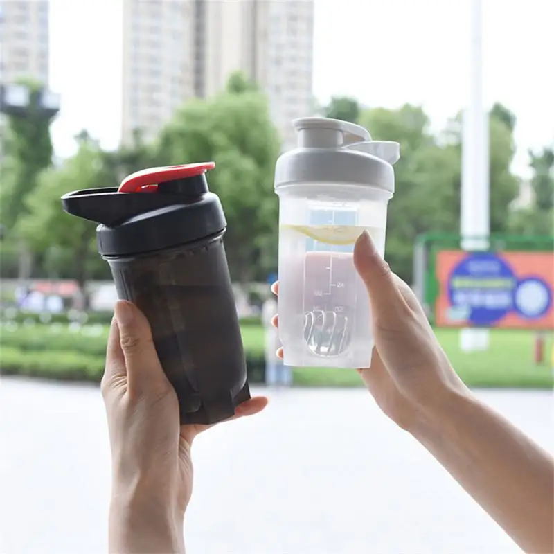 Sports Water Bottle Portable Water Bottle 5/3/1Pcs New 300ML Cute Water Bottle for Girl Drink Leak Proof Sports Bottles Protein Shaker Water Bottle Drinkware BPA FREE