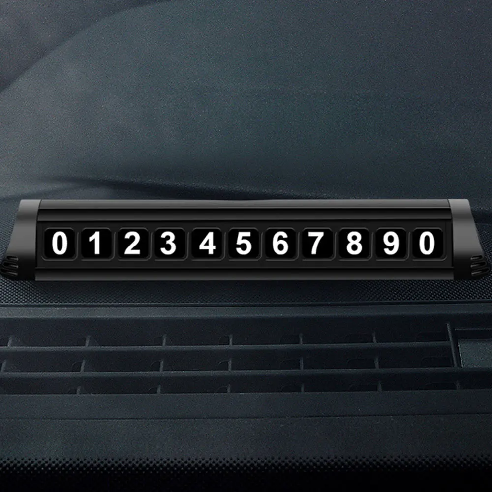 Car-Temporary-Parking-Card-Hidden-Phone-Number-Card-Plate-Telephone ...