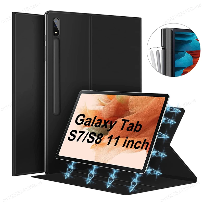 Premium Magnetic Tablet Case with Stand and Pencil Holder