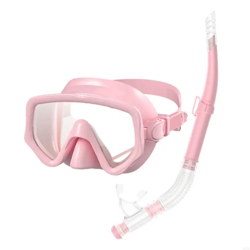 Adult Snorkeling Set Foldable Breathing Tube Leakproof Clear Lens Included - Image 2