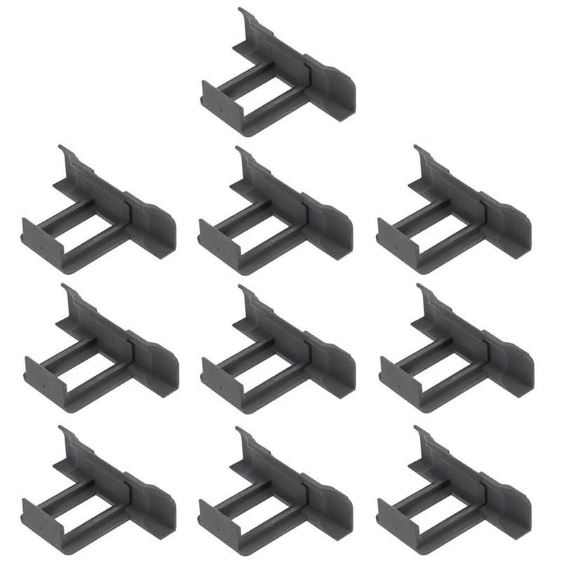 10 Pz Nero Pannello Solare Telaio Pannelli Fotovoltaici Acqua Drenata Via Clip 30Mm 35Mm 40Mm Pannello Solare Esterno Clip Pulite