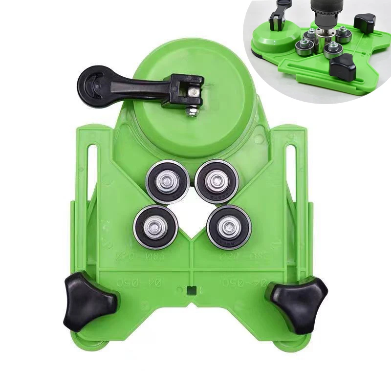 New 4-83MM Drill Guide Diamond Drill Bit Glass Tile Hole Locator Saw Core Bit Double Suction Cup Guide Ceramic Locator Tools new hand grip tile cutter divider glass cutter tile breaker glass divider opener handheld manual cutting tools set